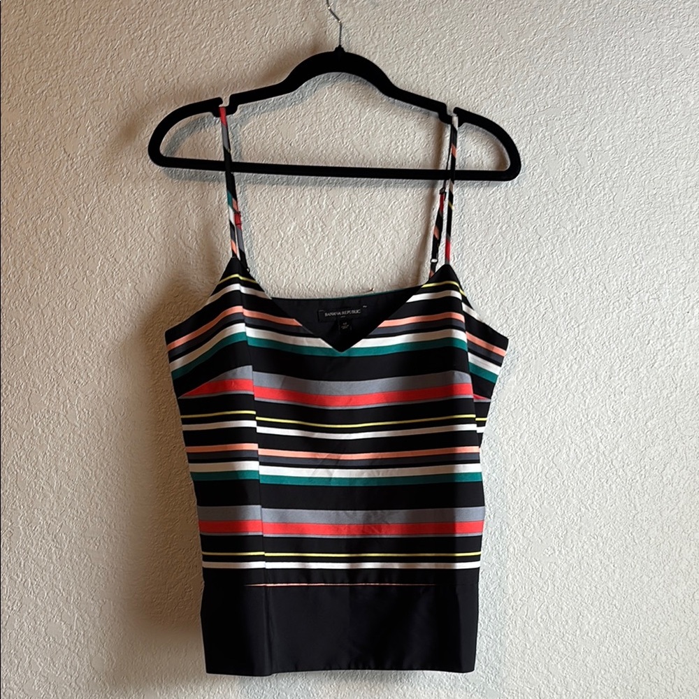 Banana Republic Striped Multicolor Cami Top
